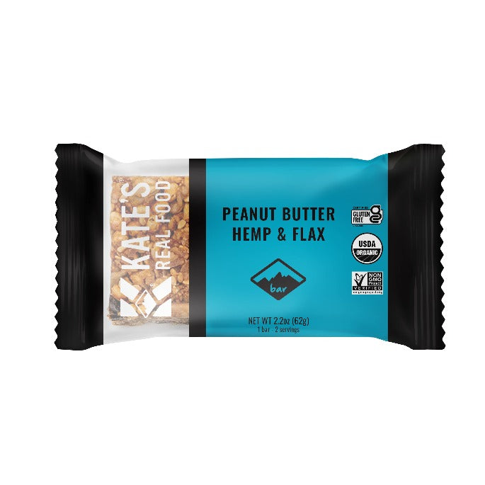 Peanut Butter Hemp & Flax Granola Bar