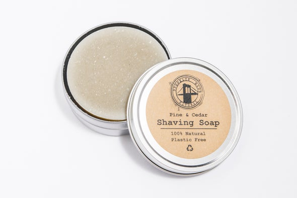 Organic Shaving Soap with Tin