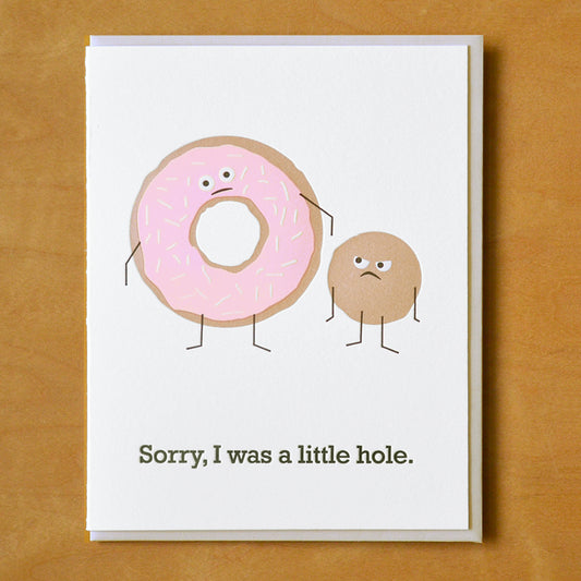 Little Hole Greeting Card